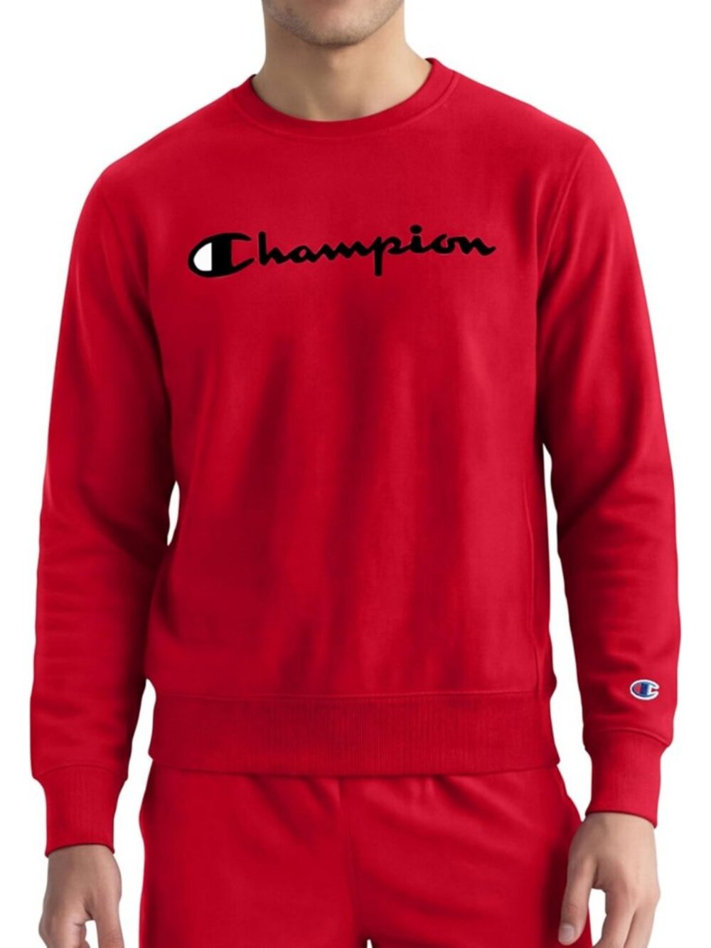 Cozy Midweight Crewneck Fleece Sweatshirt for Men, Regular & Big Tall Sizes